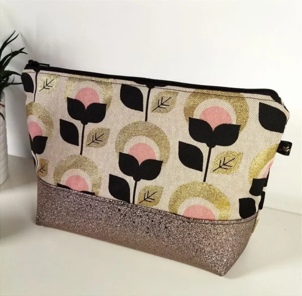 Maxi pochette "Tulipe" / Trousse de Toilette