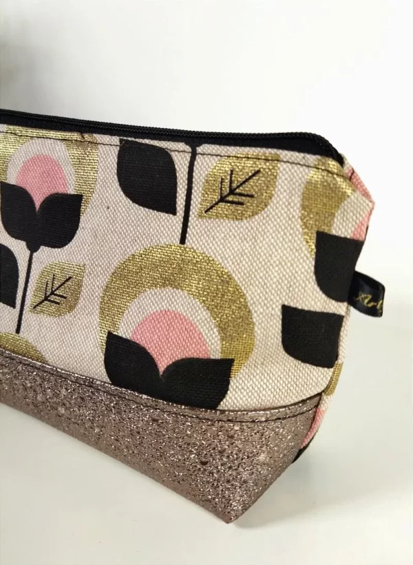 Petite Pochette "Tulipe" / Trousse à maquillage