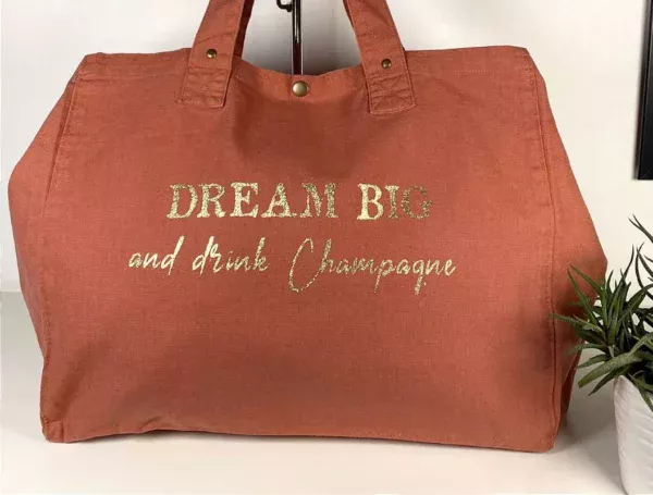 Sac fourre-tout Rose "Champagne"