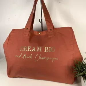 Sac fourre-tout Rose "Champagne"