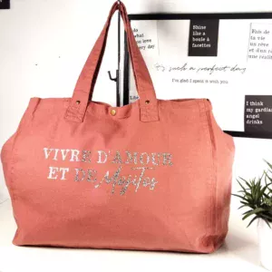 Sac fourre-tout Rose « Mojitos »