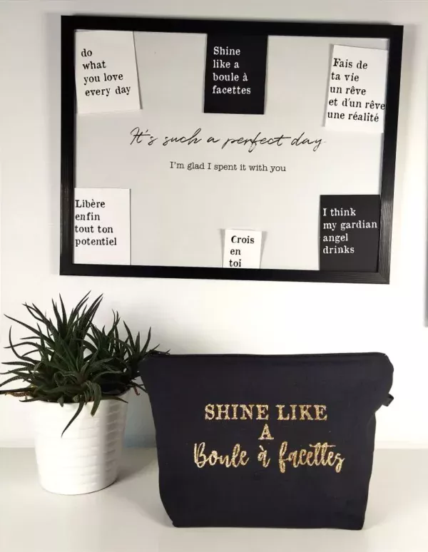 Pochette "Shine like a Boule à Facettes"