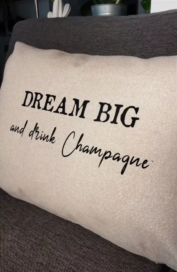 Housse de coussin « Champagne »