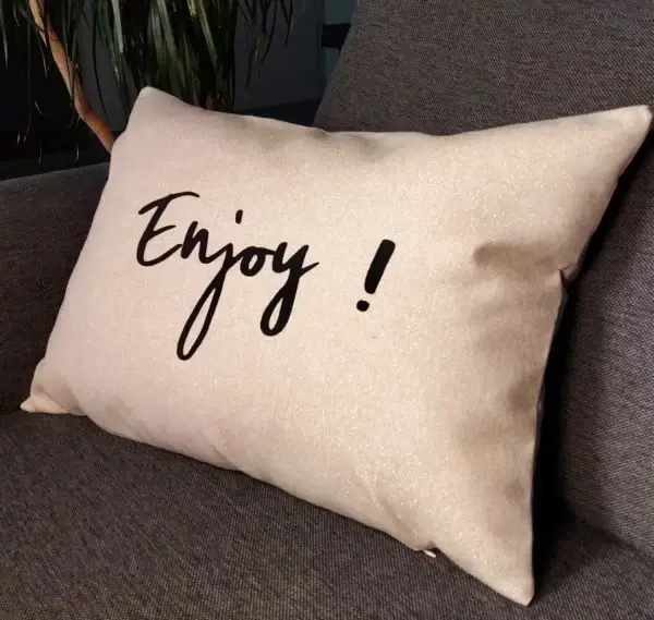 Housse de coussin « Enjoy »