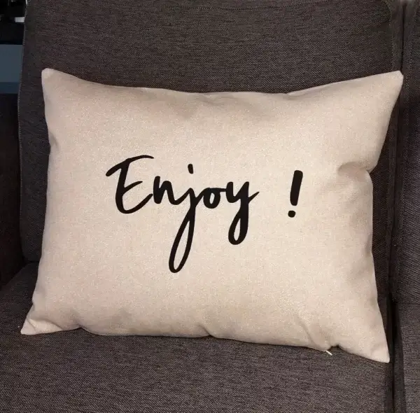 Housse de coussin « Enjoy »