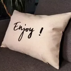 Housse de coussin « Enjoy »