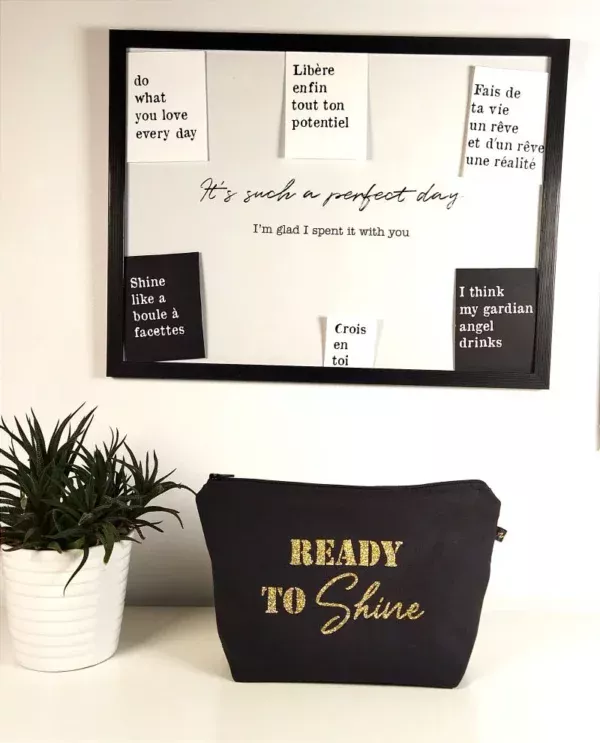 Grande pochette « Ready to Shine »