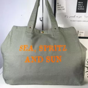 Sac fourre-tout vert sauge « Spritz »