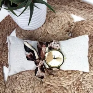 Montre bracelet tissu « Bastille »