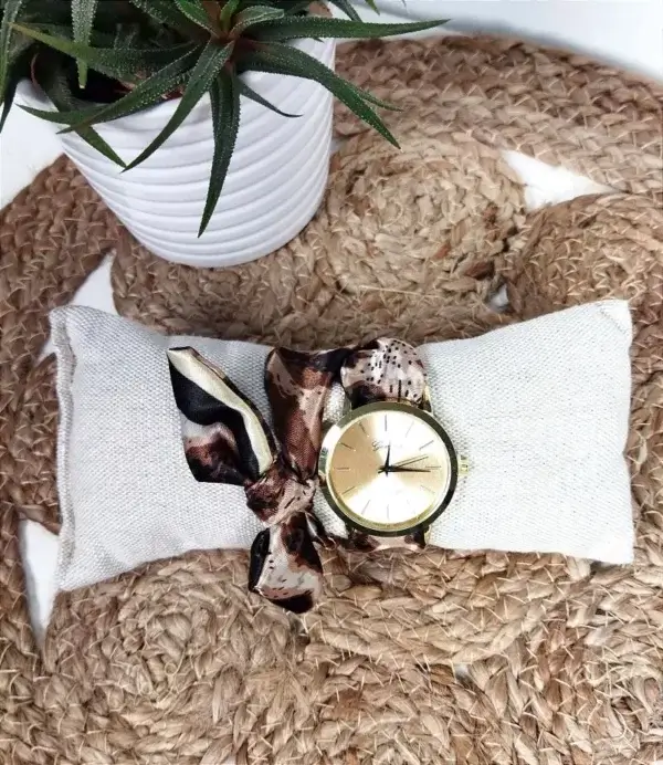 Montre bracelet tissu « Bastille »